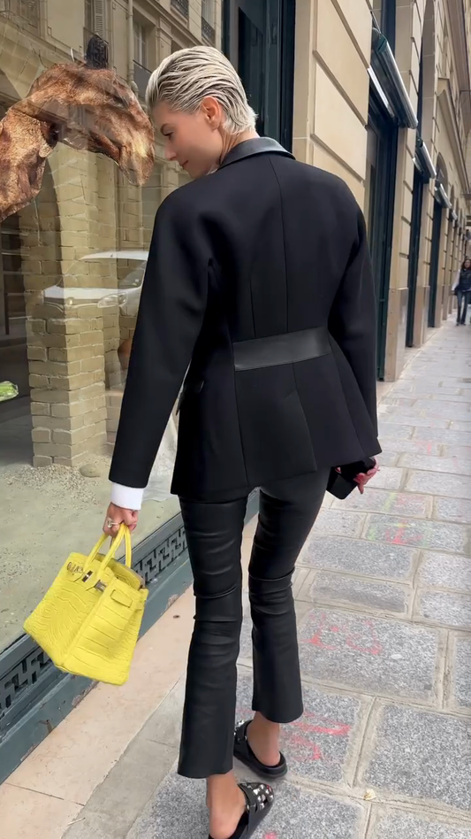 Black Belted Blazer