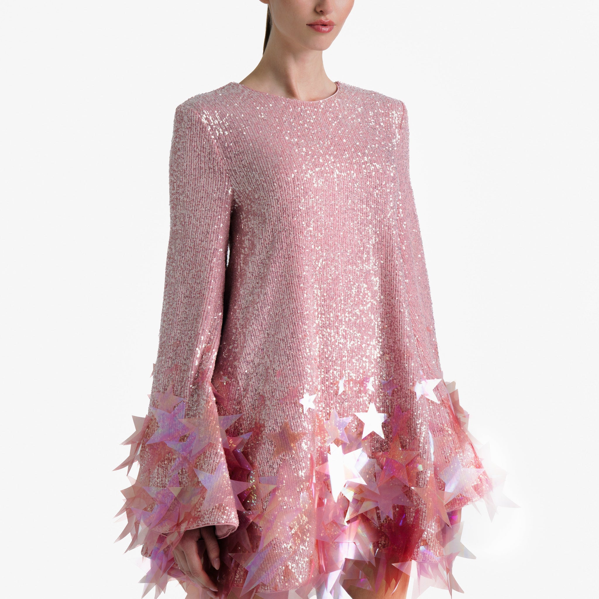 Pink Growing Star Shift Dress