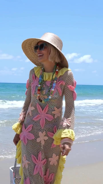 Beach Vacation Crochet Starfish Robe